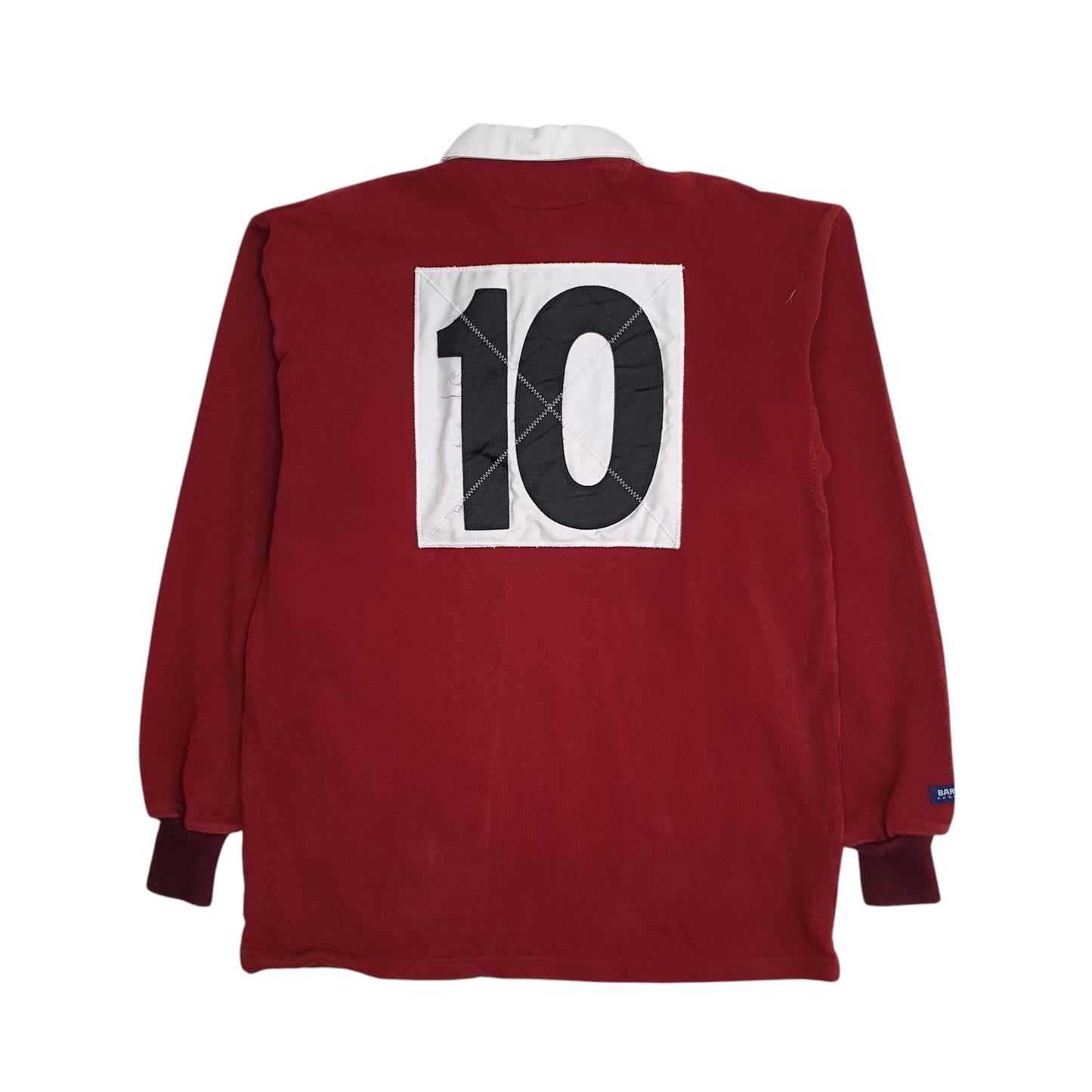 Mens Burgundy Barbarian Rugby  Polo Shirt