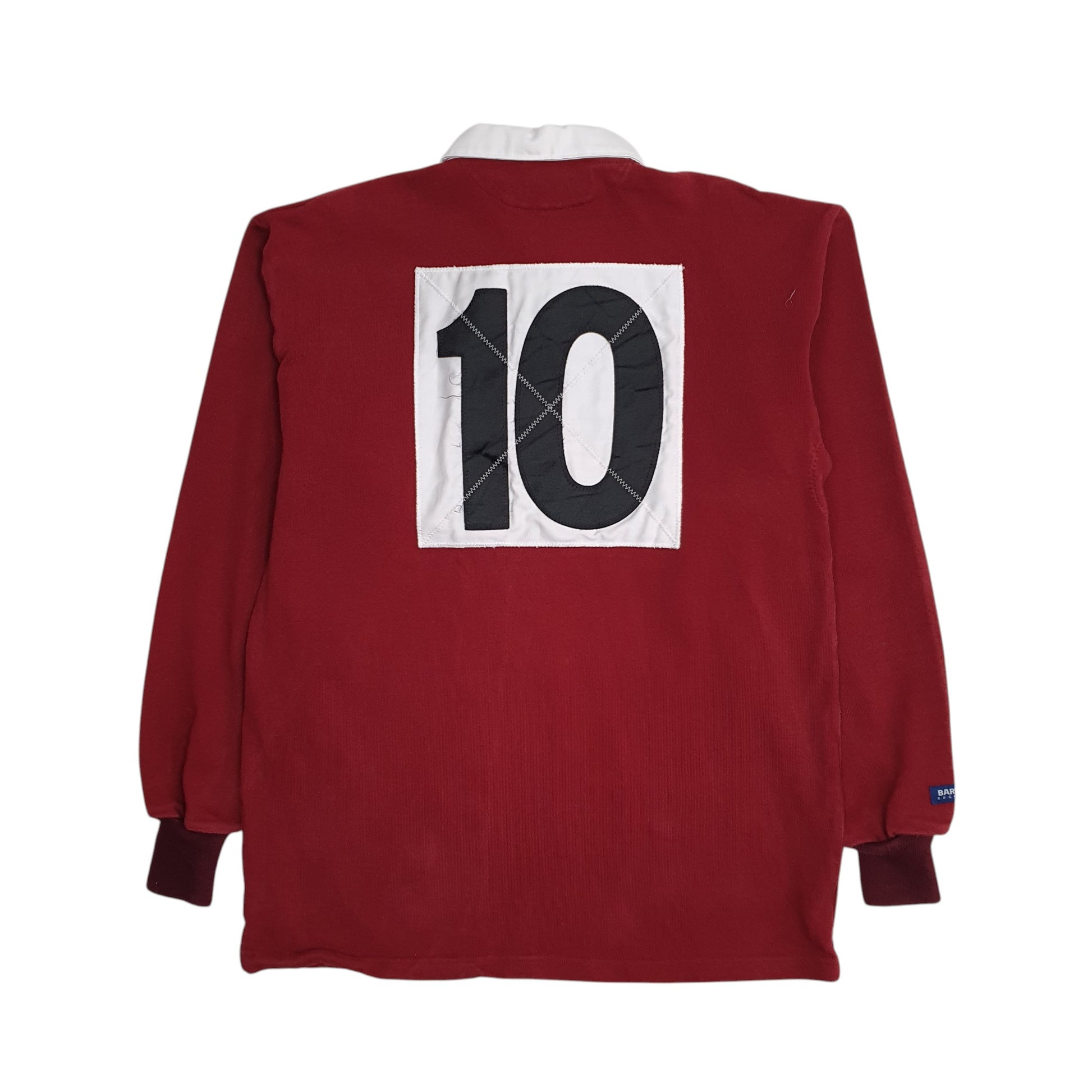 Mens Burgundy Barbarian Rugby  Polo Shirt