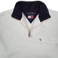 Mens White Tommy Hilfiger Vintage 00s Quarter Zip Jumper