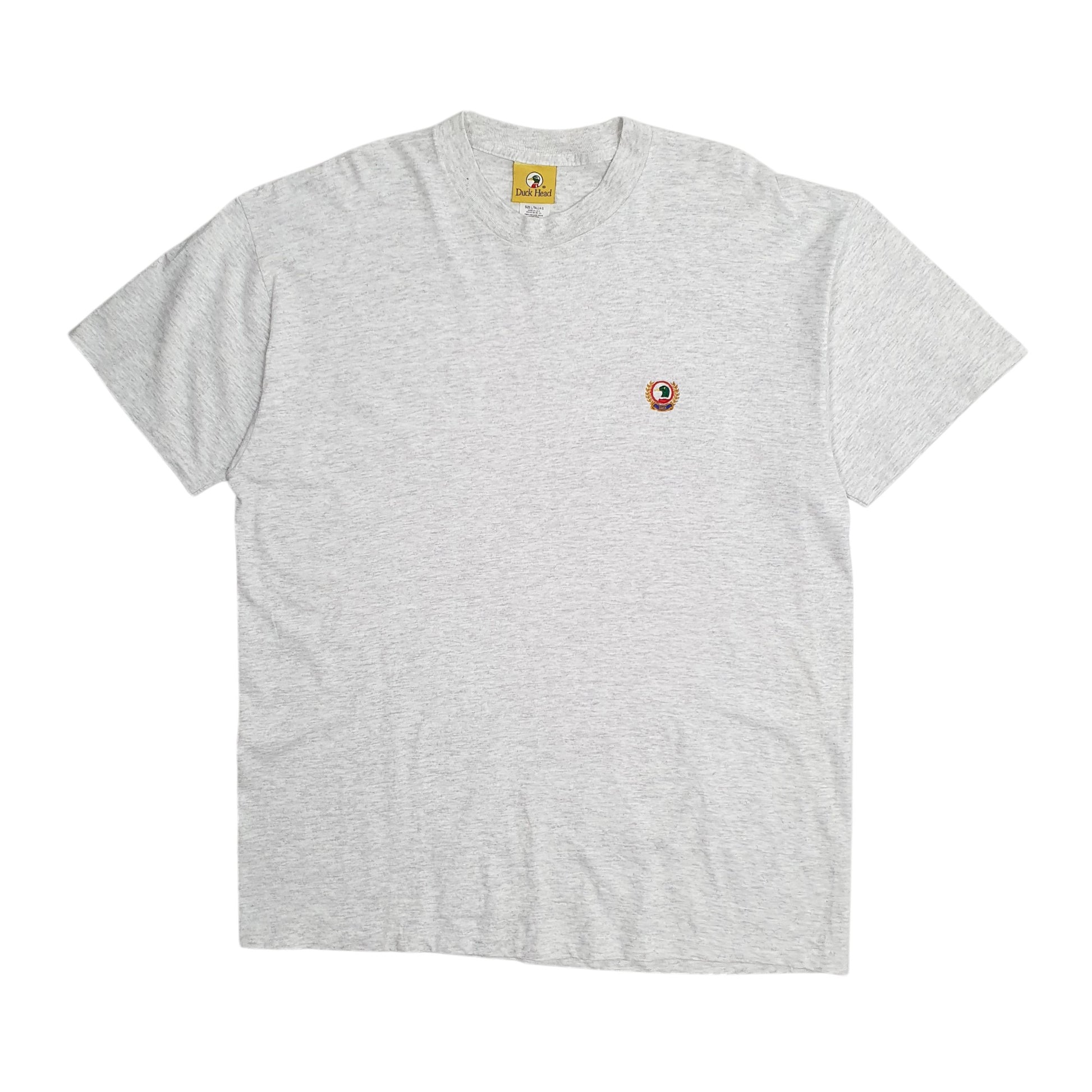 Mens Grey Duck Head Single Stitch Vintage 90s Short Sleeve T Shirt