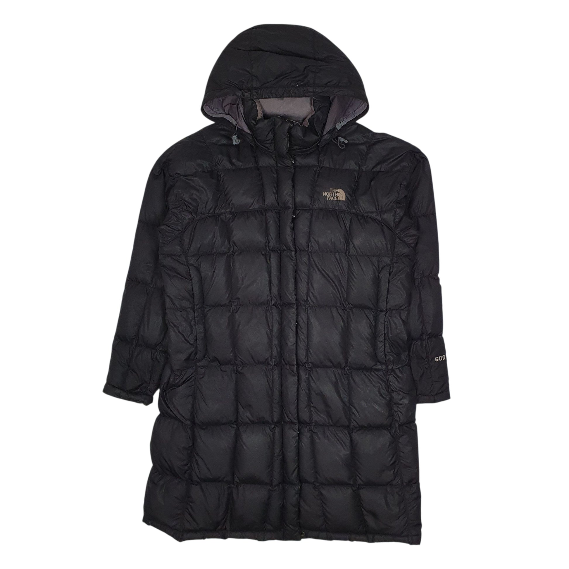 Womens Black The North Face Longline Parka  Coat