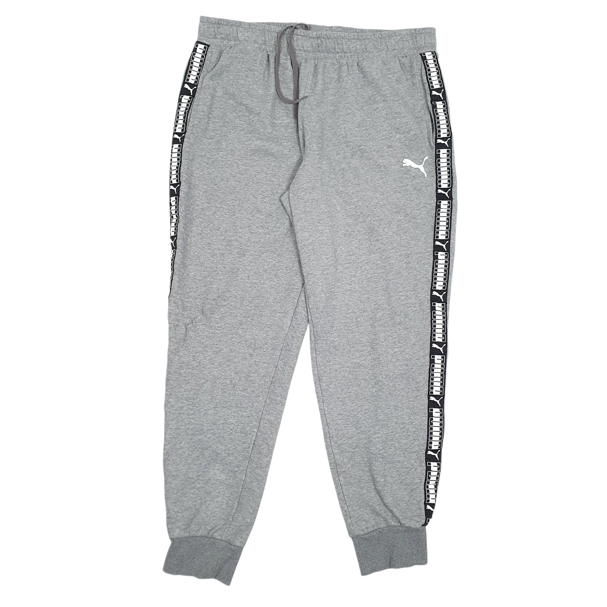 Mens Grey Puma  Jogger Trousers