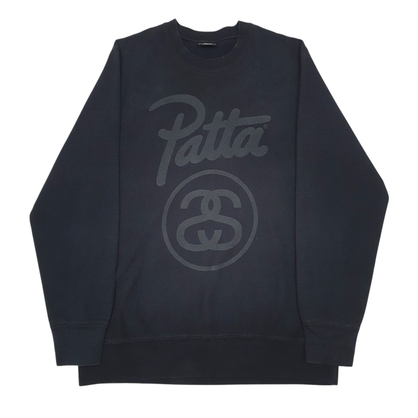 Stussy Patta Collab Crewneck Cotton Sweatshirt Jumper Mens L