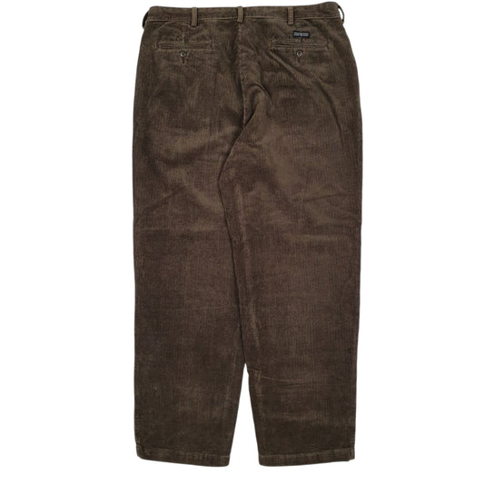 POLO RALPH LAUREN Andrew Pant Corduroy Pant Trousers Brown Mens W38 L32
