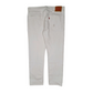 LEVIS 502 Jeans Regular Taper Fit White Denim Trousers Mens W34 L30