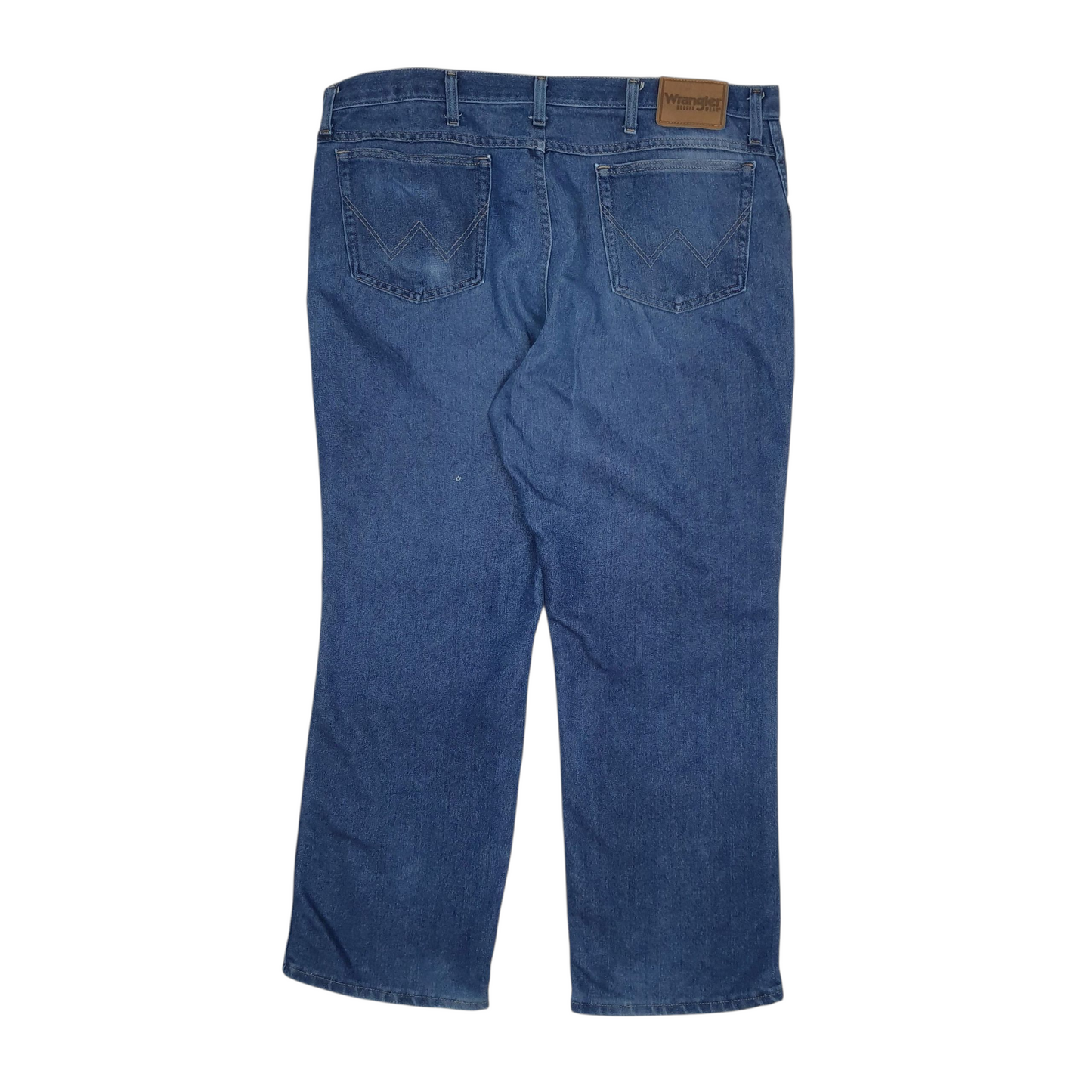 WRANGLER Casual Jeans Regular Fit Blue Denim Trousers Mens Lightweight W40 L29