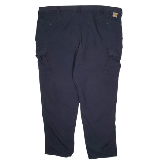 CARHARTT Cargo Workwear Trousers Navy Mens W48 L30