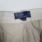 POLO RALPH LAUREN Hammond Pant Pleated Chino Trousers Cream Men W42 L30