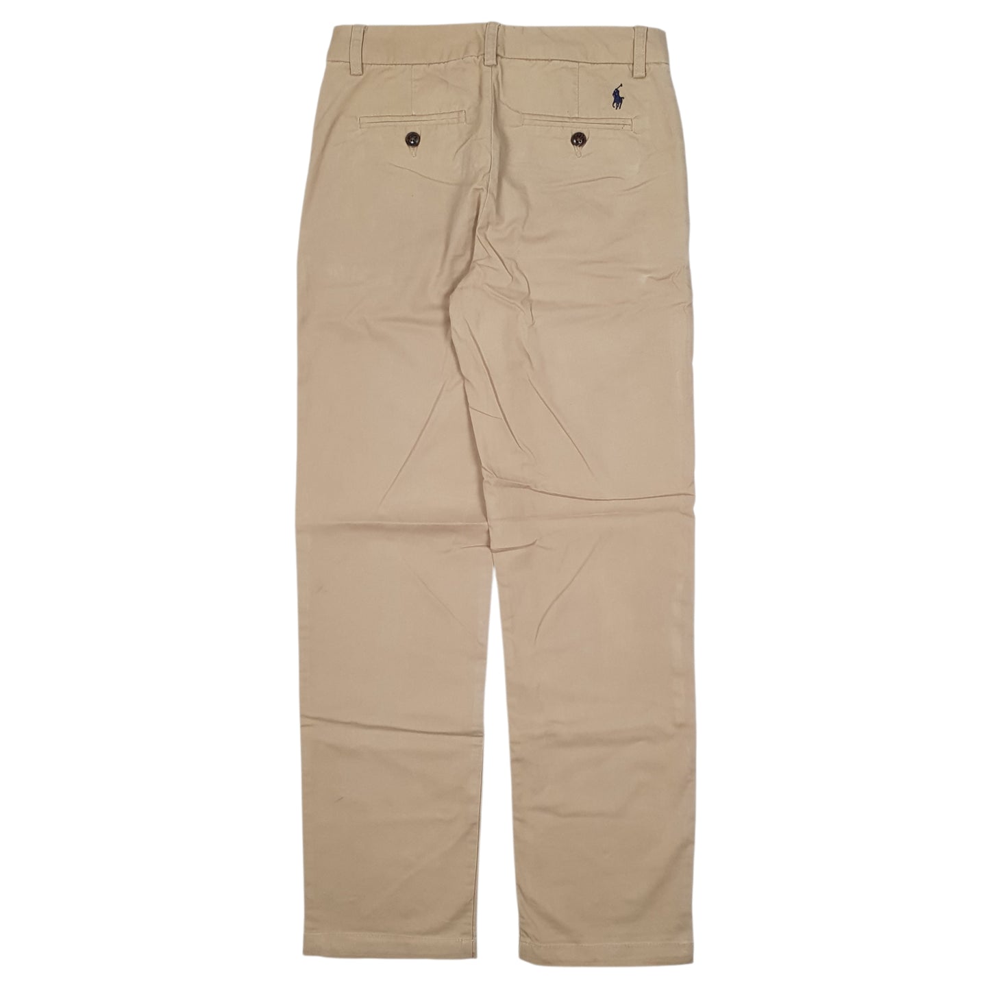 POLO RALPH LAUREN Straight Pant Chino Trousers Beige Womens UK4