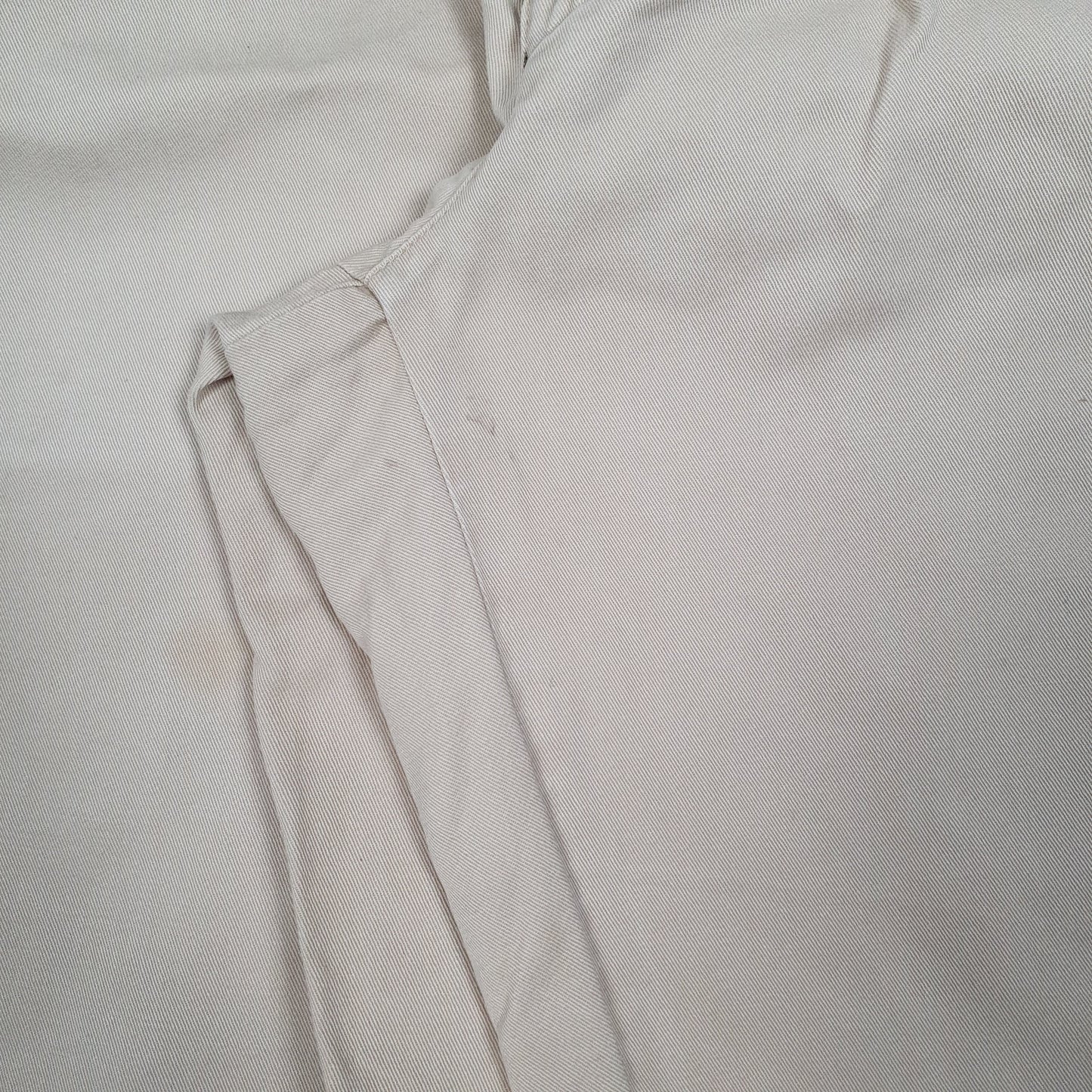 POLO RALPH LAUREN Andrew Pant Double Pleated Vintage 90s Chino Trousers Cream Mens W38 L30