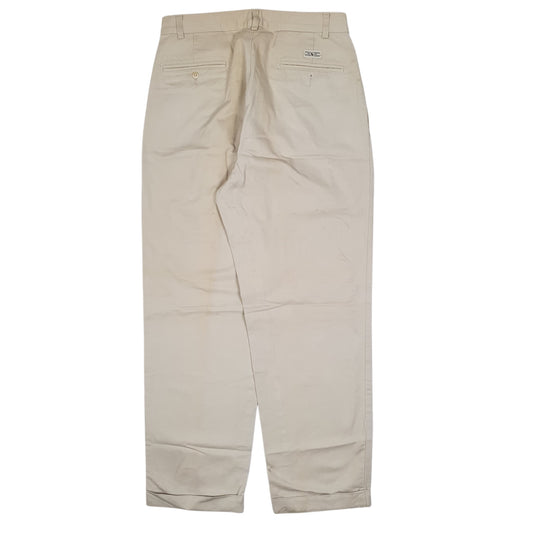 POLO RALPH LAUREN Chino Trousers Hammond Pant Vintage 90s Cream Mens W31 L30
