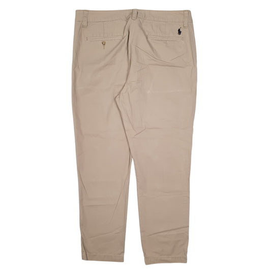 POLO RALPH LAUREN Sport Chino Trousers Beige Womens UK18