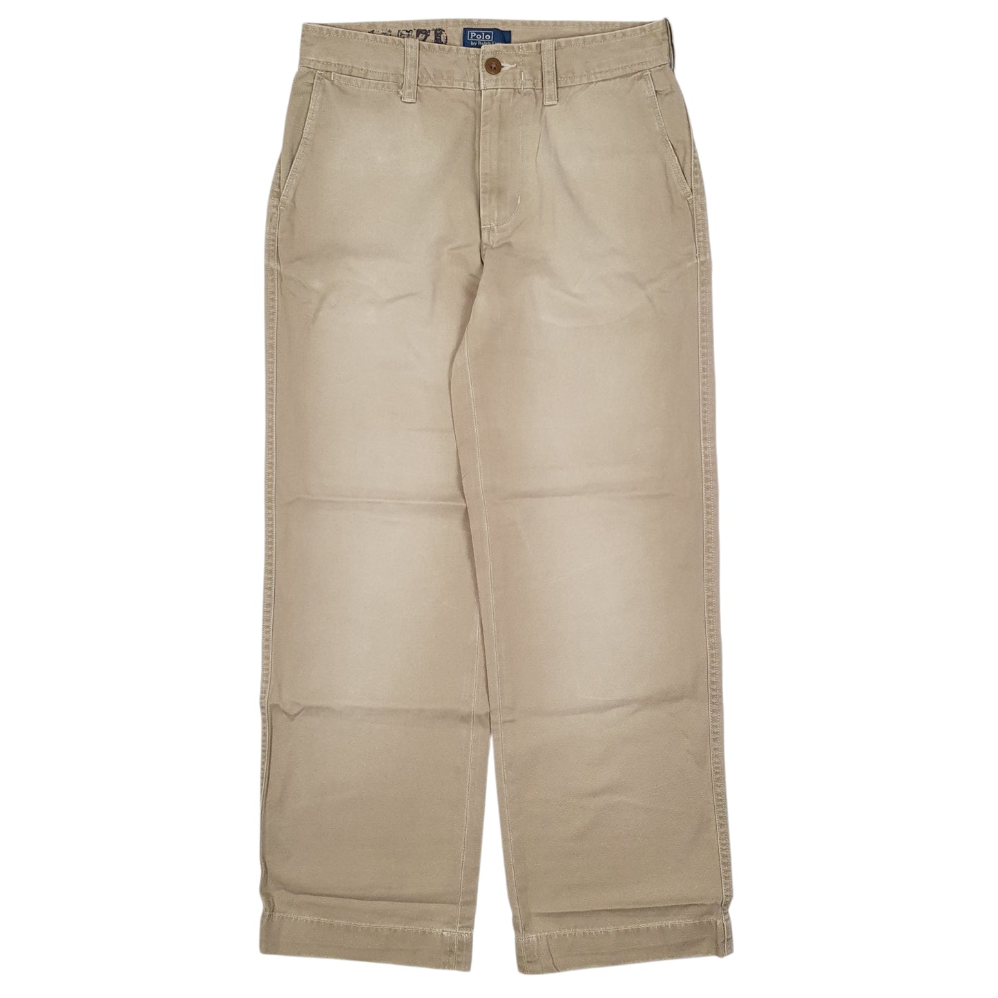 POLO RALPH LAUREN Chino Trousers Beige Womens UK4 W26 L26