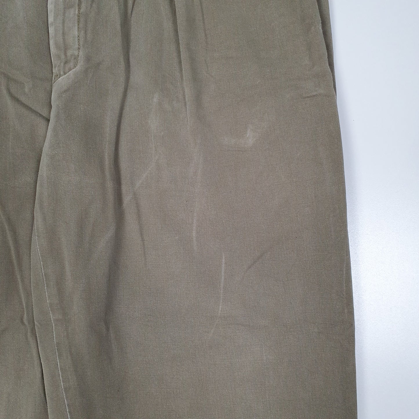 POLO RALPH LAUREN Chino Trousers Andrew Pant Pleated Brown Mens W36 L30