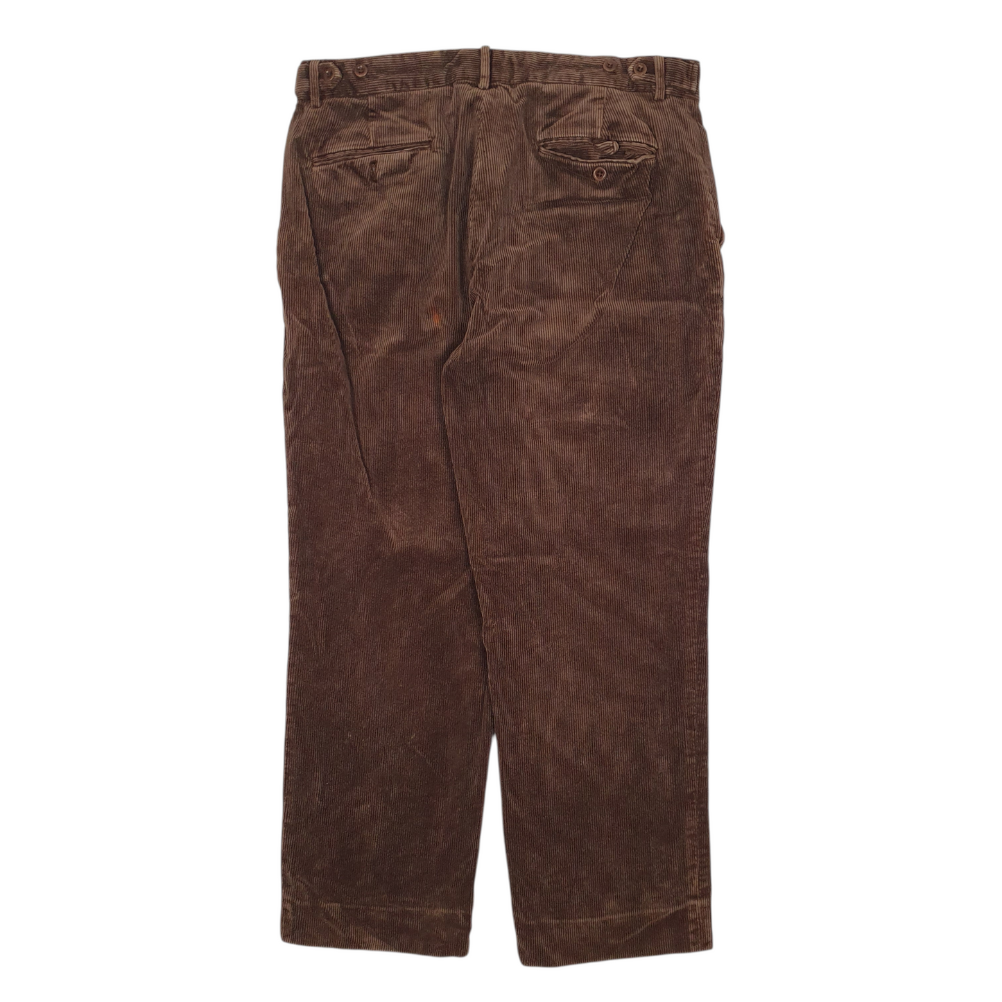 POLO RALPH LAUREN Corduroy Pant Trousers Brown Mens W34 L27