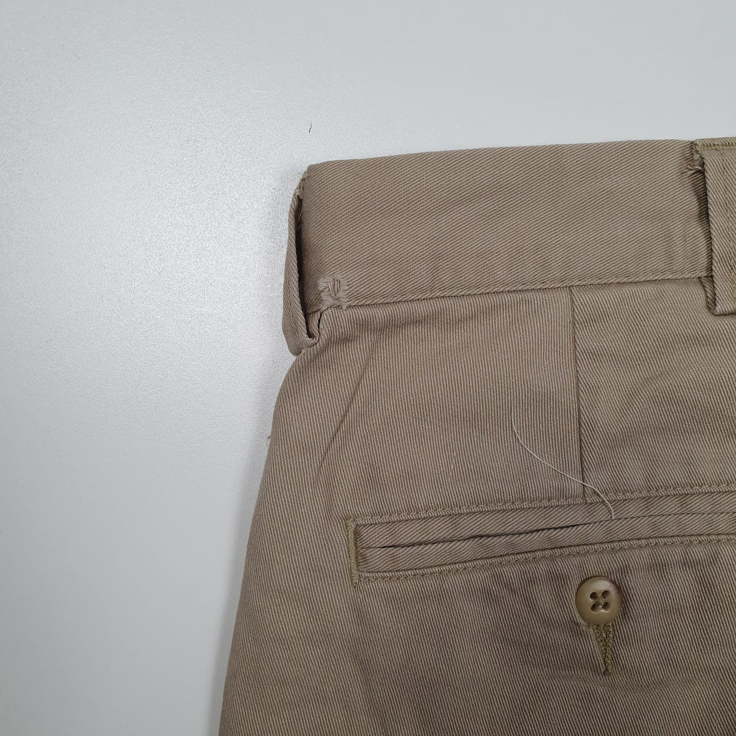 POLO RALPH LAUREN Chino Trousers Phillip Pant Vintage 90s Beige Mens W40 L32