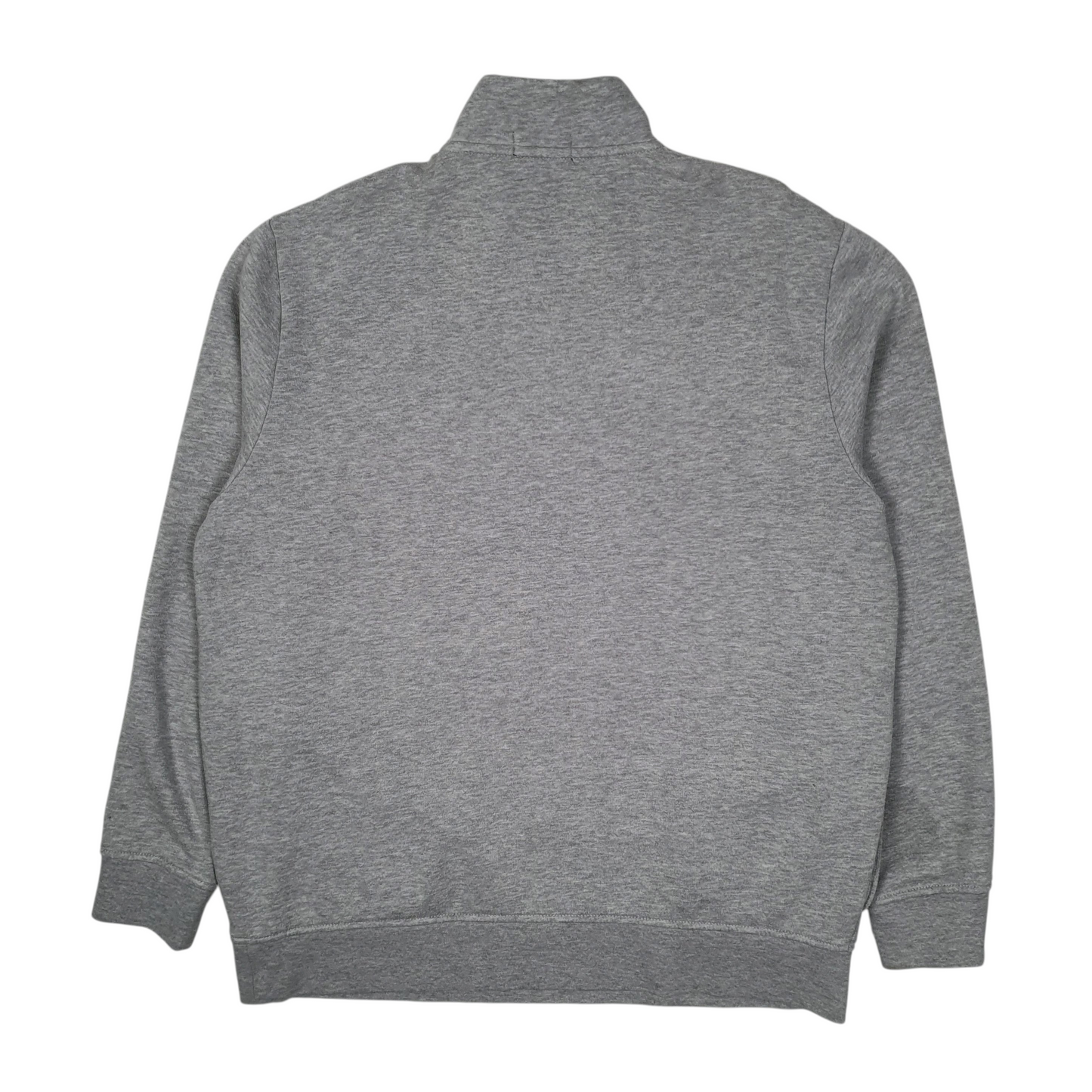 POLO RALPH LAUREN Quarter Zip Cotton Jumper Sweatshirt Mens XL