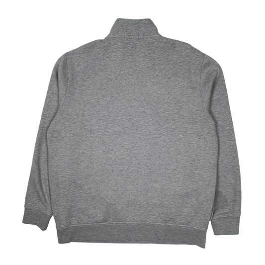 POLO RALPH LAUREN Quarter Zip Cotton Jumper Sweatshirt Mens XL