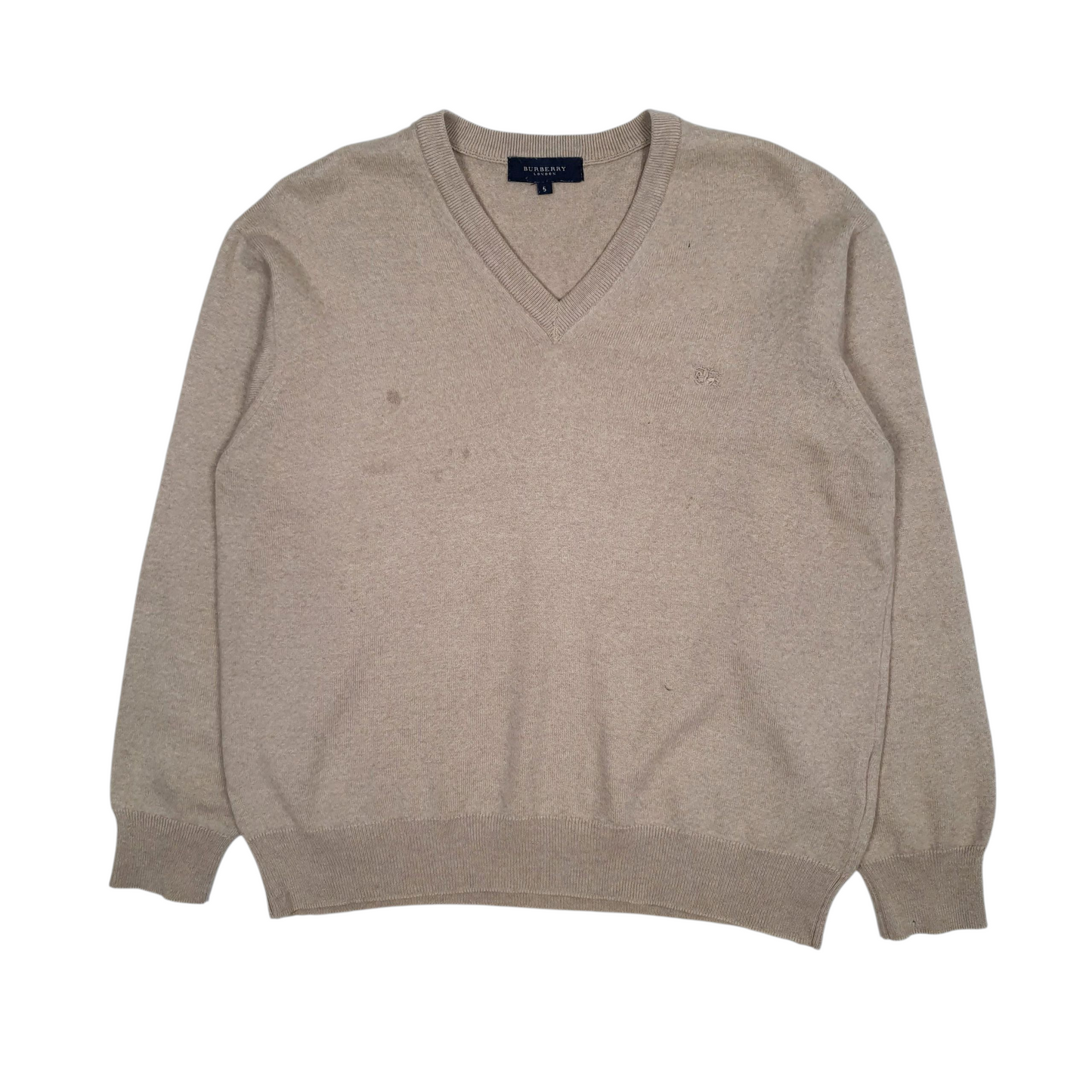 BURBERRY Crewneck Wool Jumper Sweatshirt Mens S