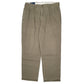 POLO RALPH LAUREN Chino Trousers Andrew Pant Pleated Brown Mens W36 L30