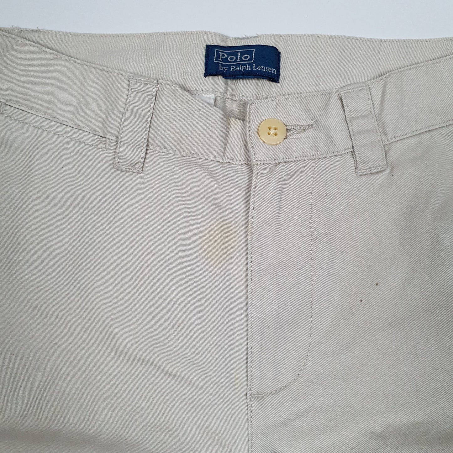 POLO RALPH LAUREN Chino Trousers Cream Womens UK4