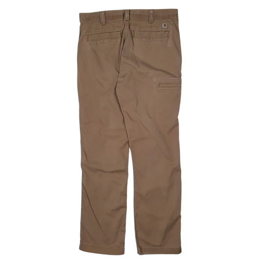 CARHARTT Carpenter Workwear Trousers Brown Mens W32 L32