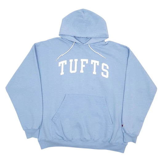 Champion Tufts Hoodie Cotton Blend Sweatshirt Jumper Mens XL