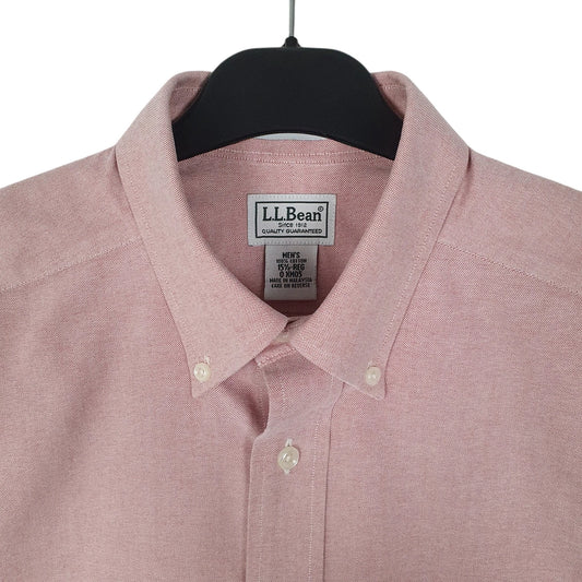 L.L.Bean Short Sleeve Regular Fit Cotton Shirt Mens M