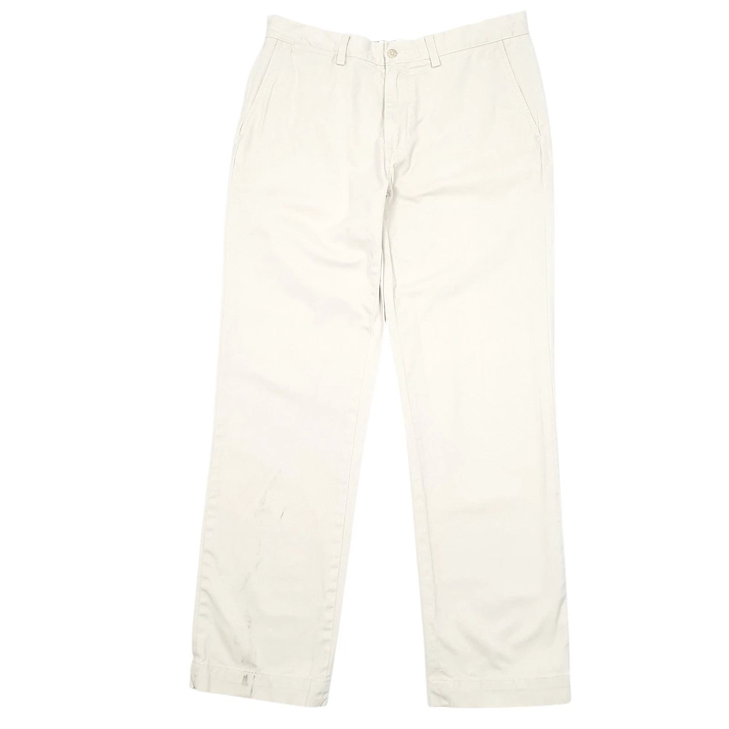 Mens Polo Ralph Lauren Classic Beige Chino Cotton  Trousers Mens W33 L32