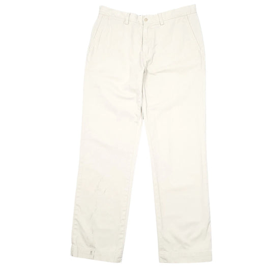 Mens Polo Ralph Lauren Classic Beige Chino Cotton  Trousers Mens W33 L32