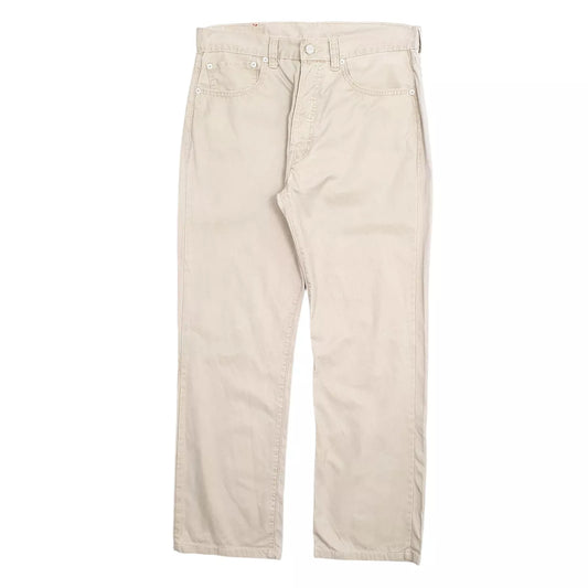 Mens Levis Beige Chino Cotton Blend  Trousers Mens W32 L29