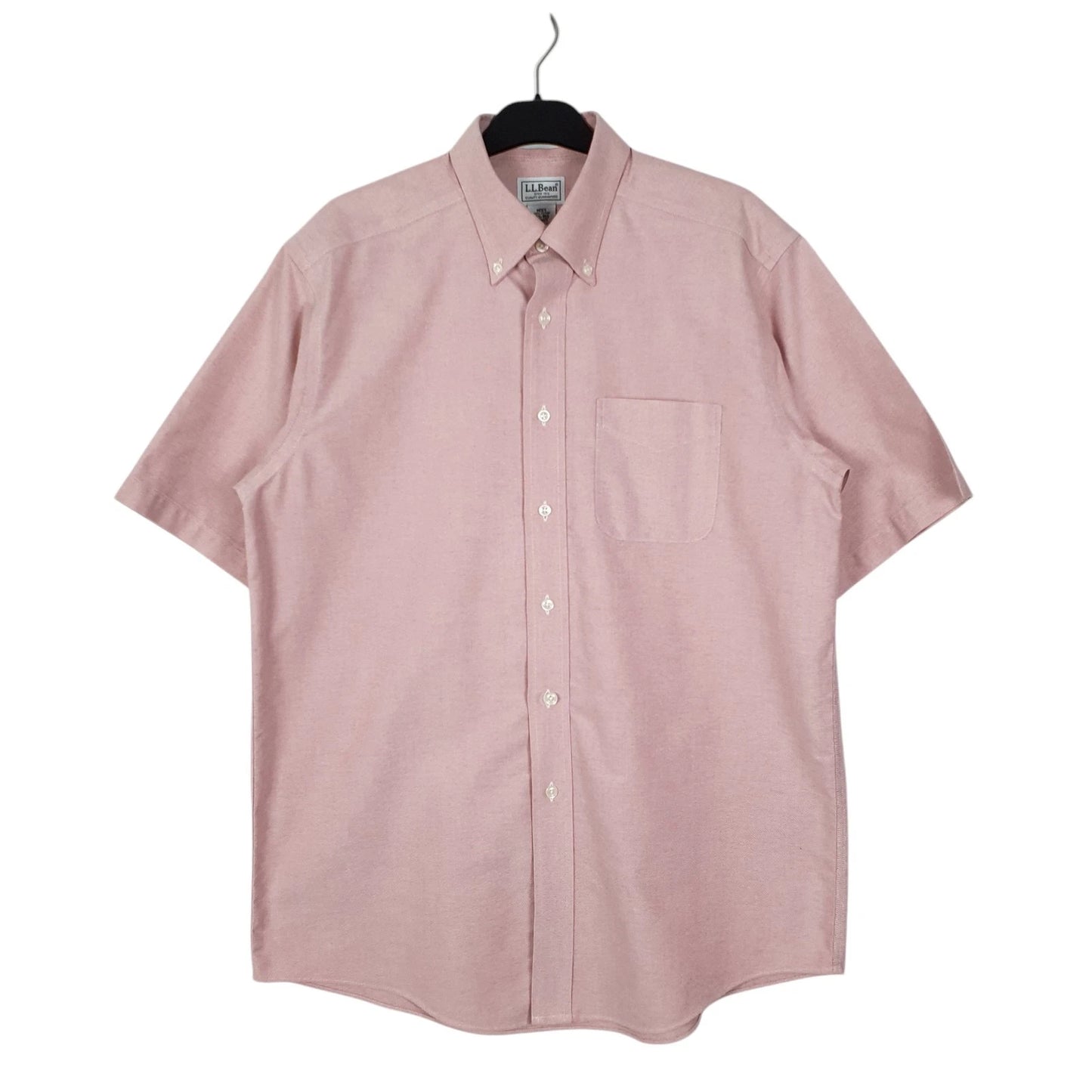 L.L.Bean Short Sleeve Regular Fit Cotton Shirt Mens M