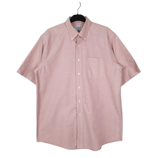 L.L.Bean Short Sleeve Regular Fit Cotton Shirt Mens M