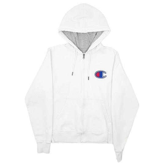 Champion Full Zip Cotton Blend Sweatshirt Jumper Mens S