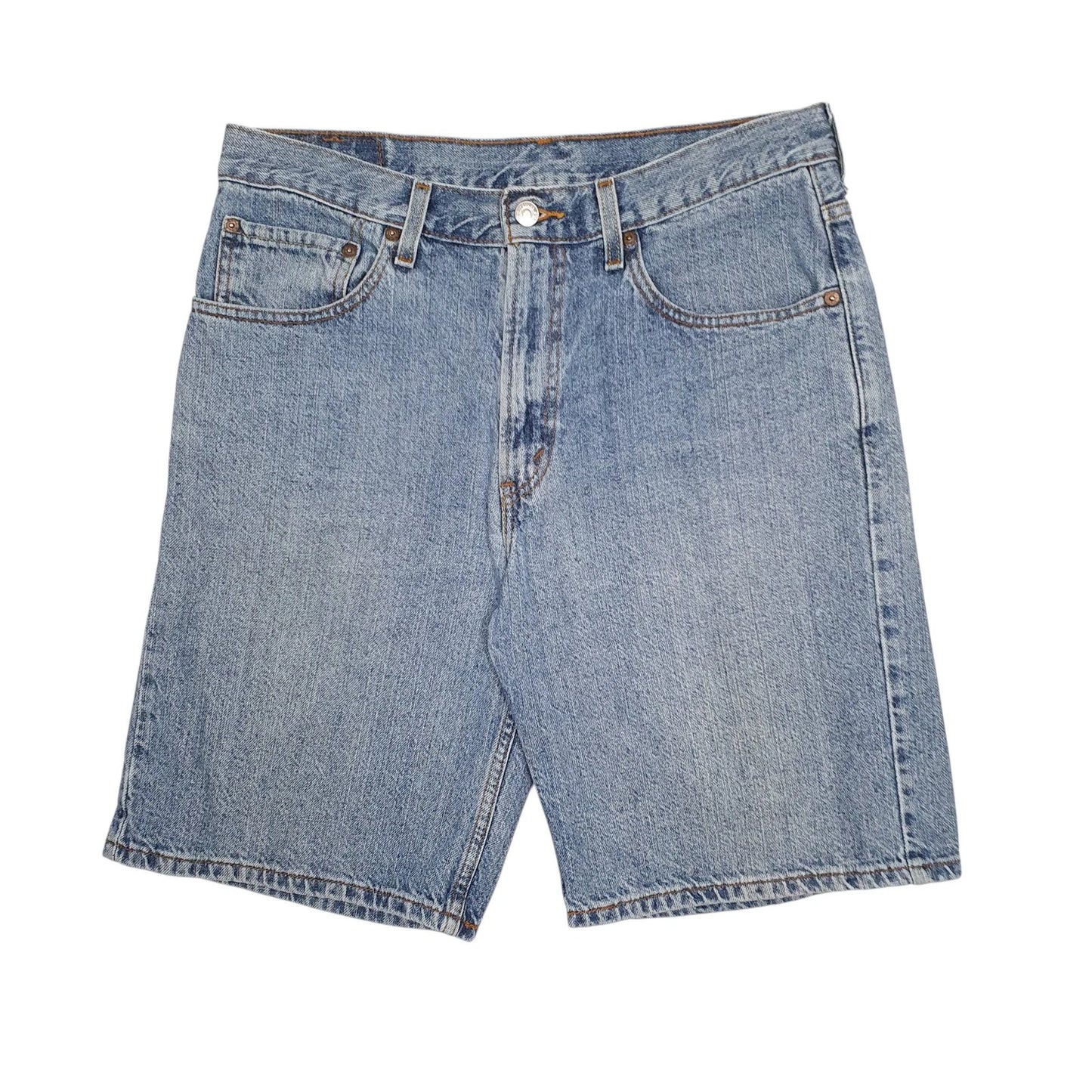 Levis 550 Vintage 2000s Blue Denim Jeans Cotton Shorts Mens W32