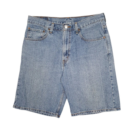 Levis 550 Vintage 2000s Blue Denim Jeans Cotton Shorts Mens W32