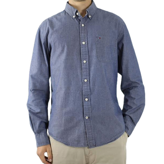 Navy Tommy Hilfiger Button Down Shirt, Link to shop all Tommy Hilfiger Shirts