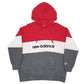 New Balance Spellout Hoodie Cotton Blend Sweatshirt Jumper Mens XL