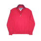 Red Tommy Hilfiger Quarter Zip Jumper