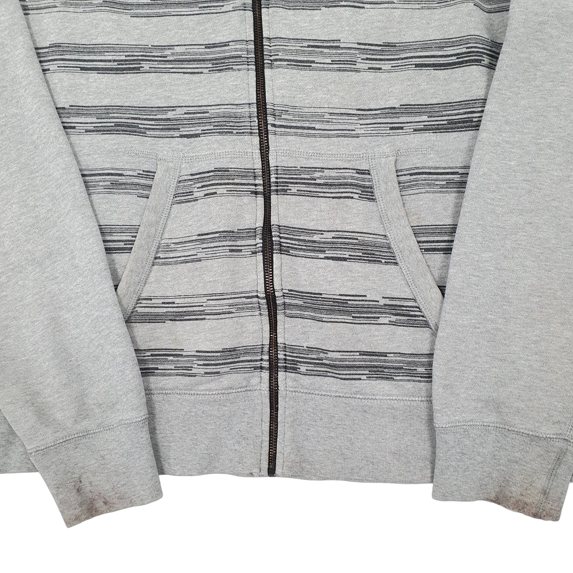 Mens Grey Nike Hoodie Tech Fleece Full Zip Jumper