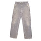Mens Grey Carhartt Double Knee Carpenter Trousers