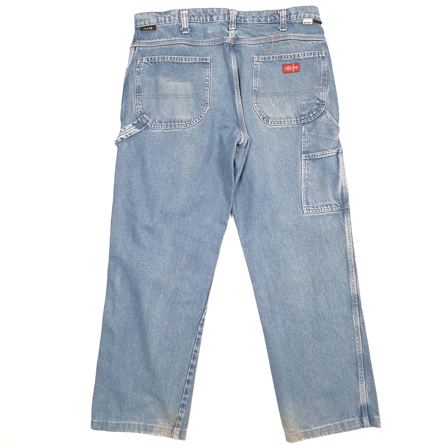 Dickies Casual Loose Fit Carpenter Flame Resistant Jeans W36 L29 Blue