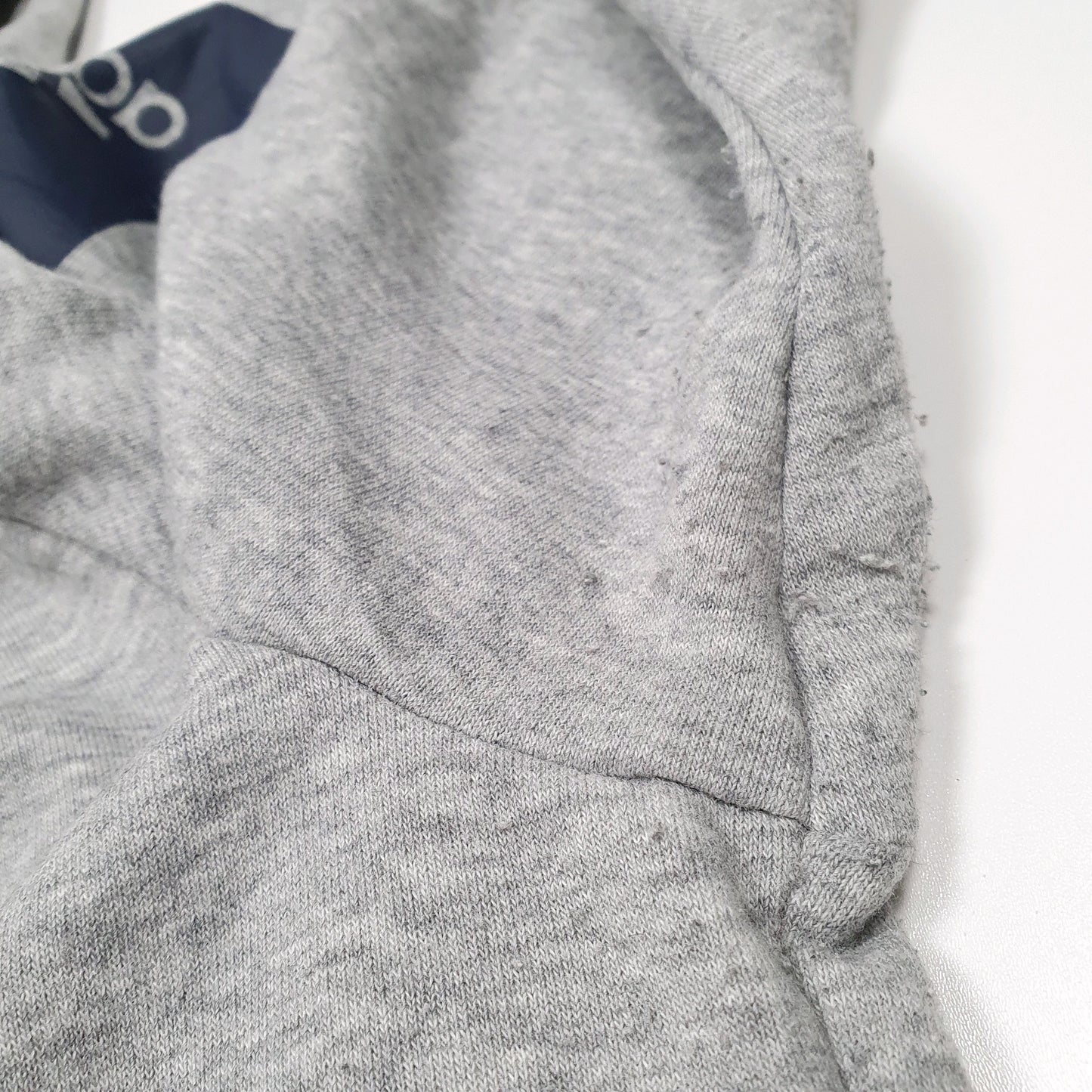 Mens Grey Adidas Hoodie Full Zip Jumper