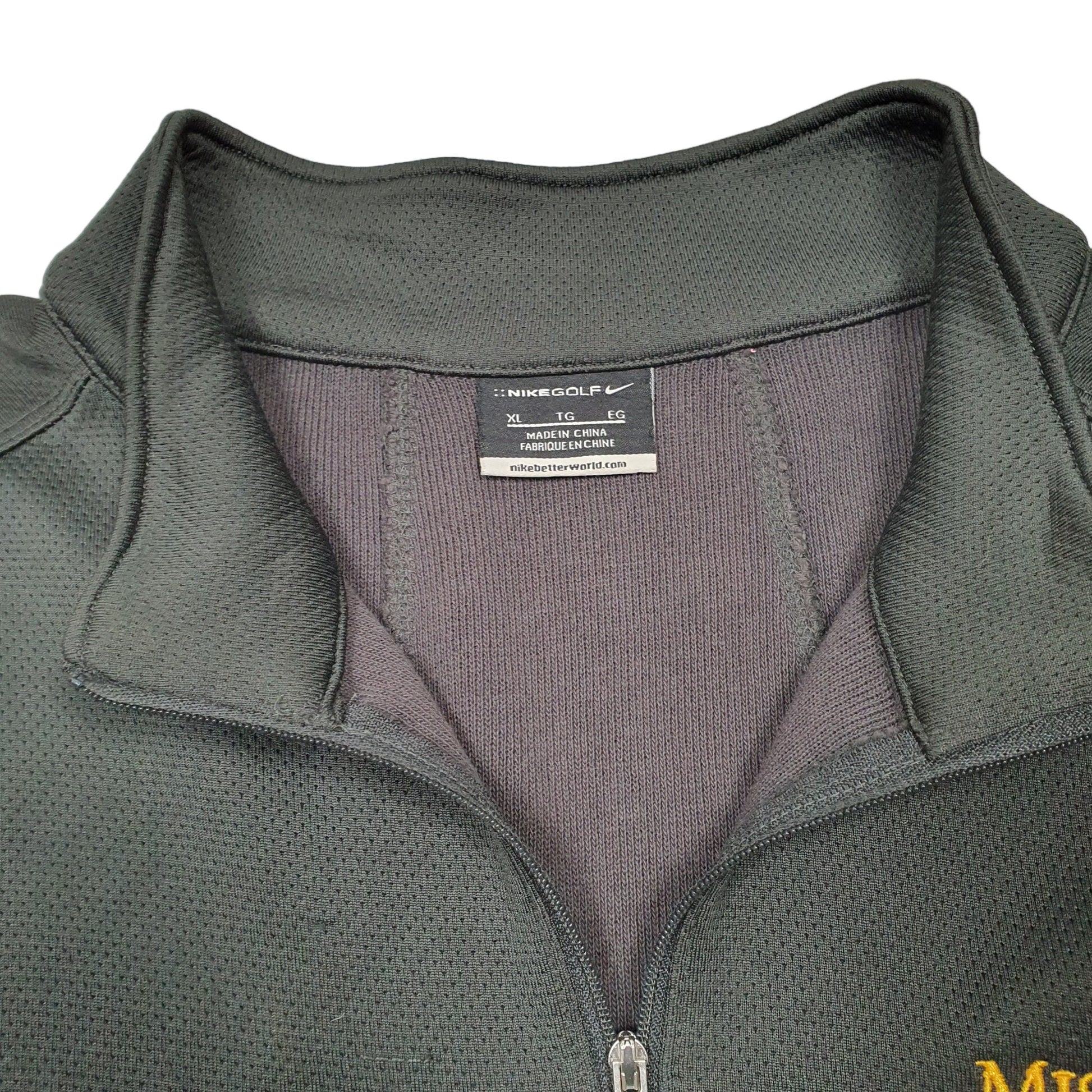 Mens Grey Nike  Quarter Zip Jumper