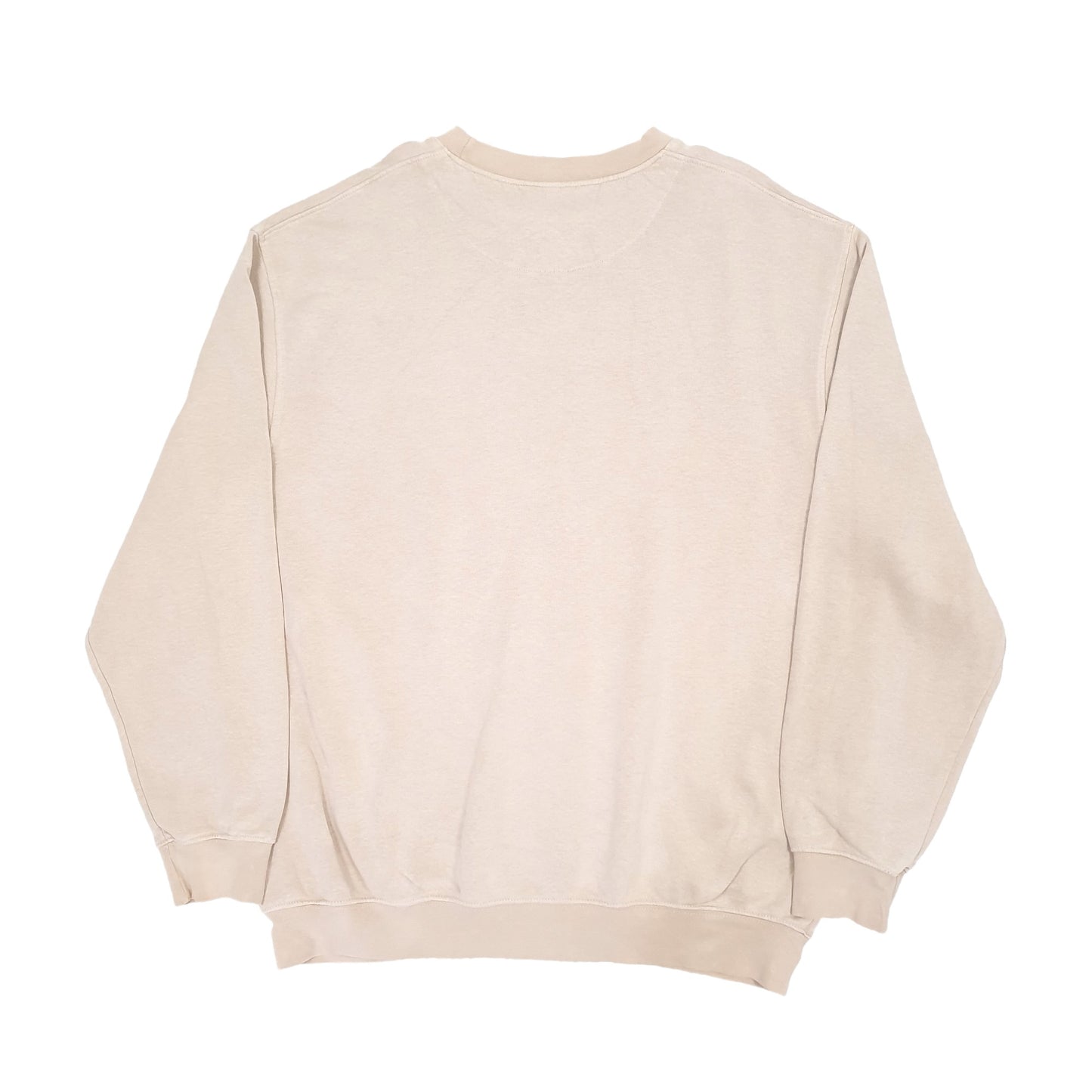 Mens Beige Nike Vintage 2000s Crewneck Jumper