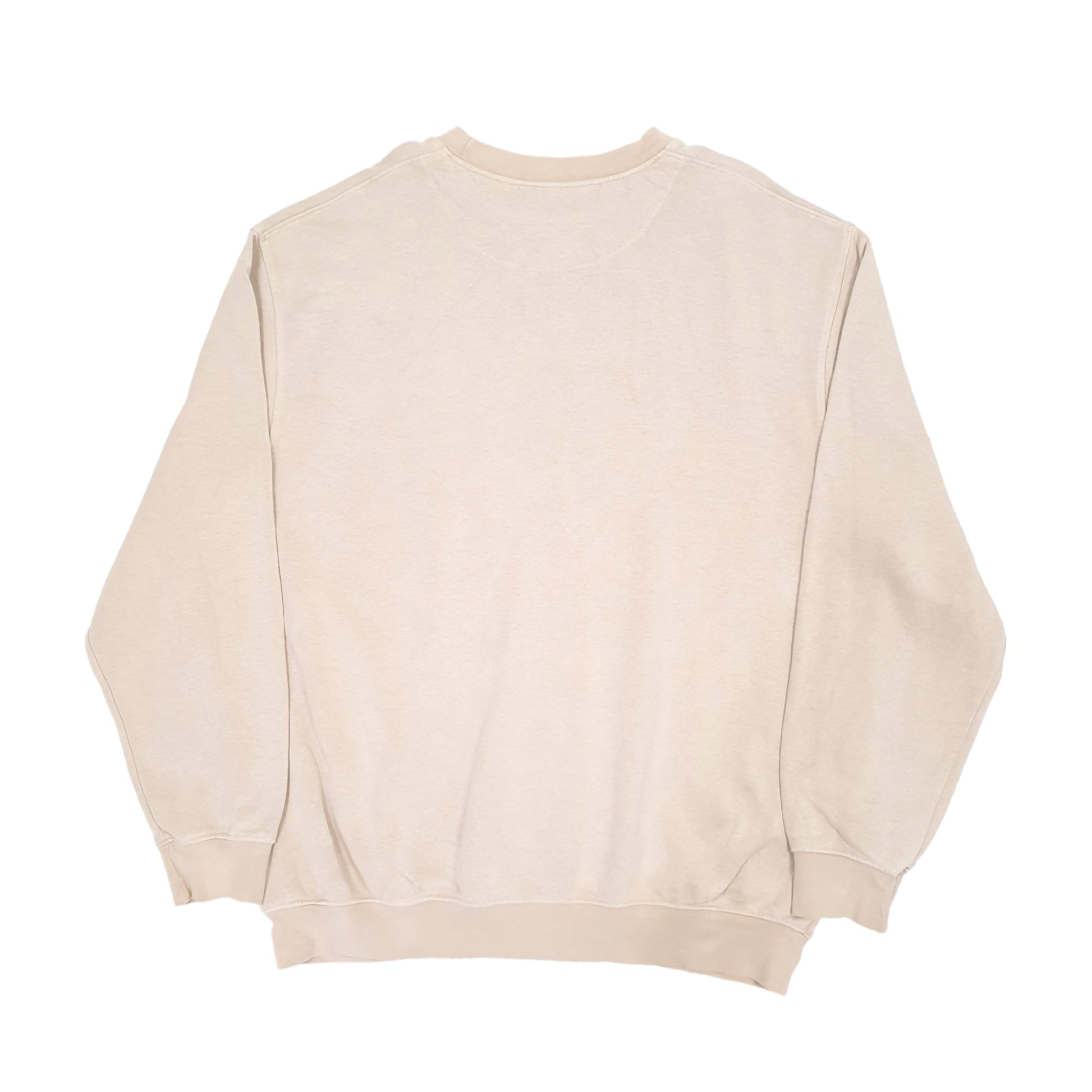 Mens Beige Nike Vintage 2000s Crewneck Jumper