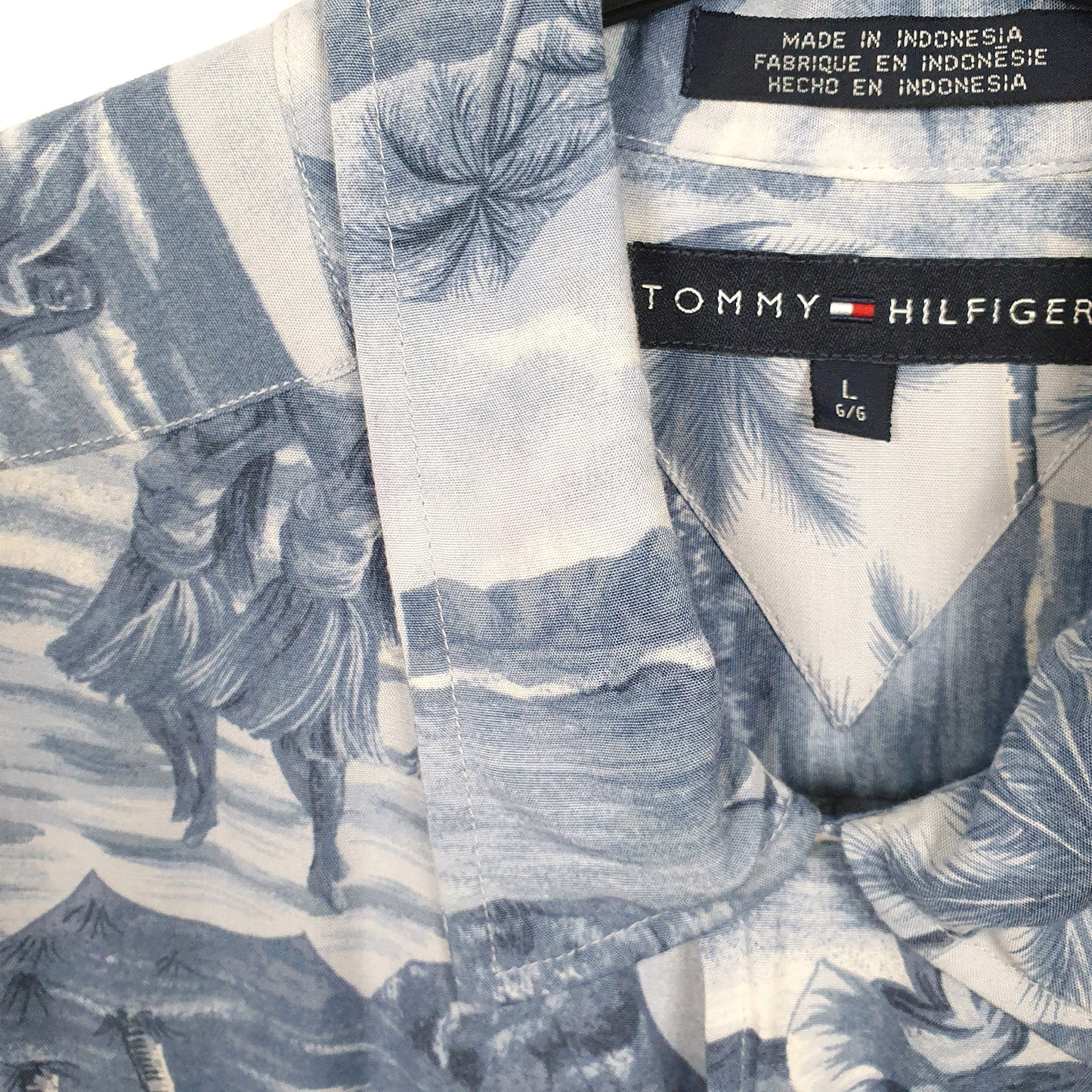 Tommy Hilfiger Pattern Design Short Sleeve Regular Fit Shirt