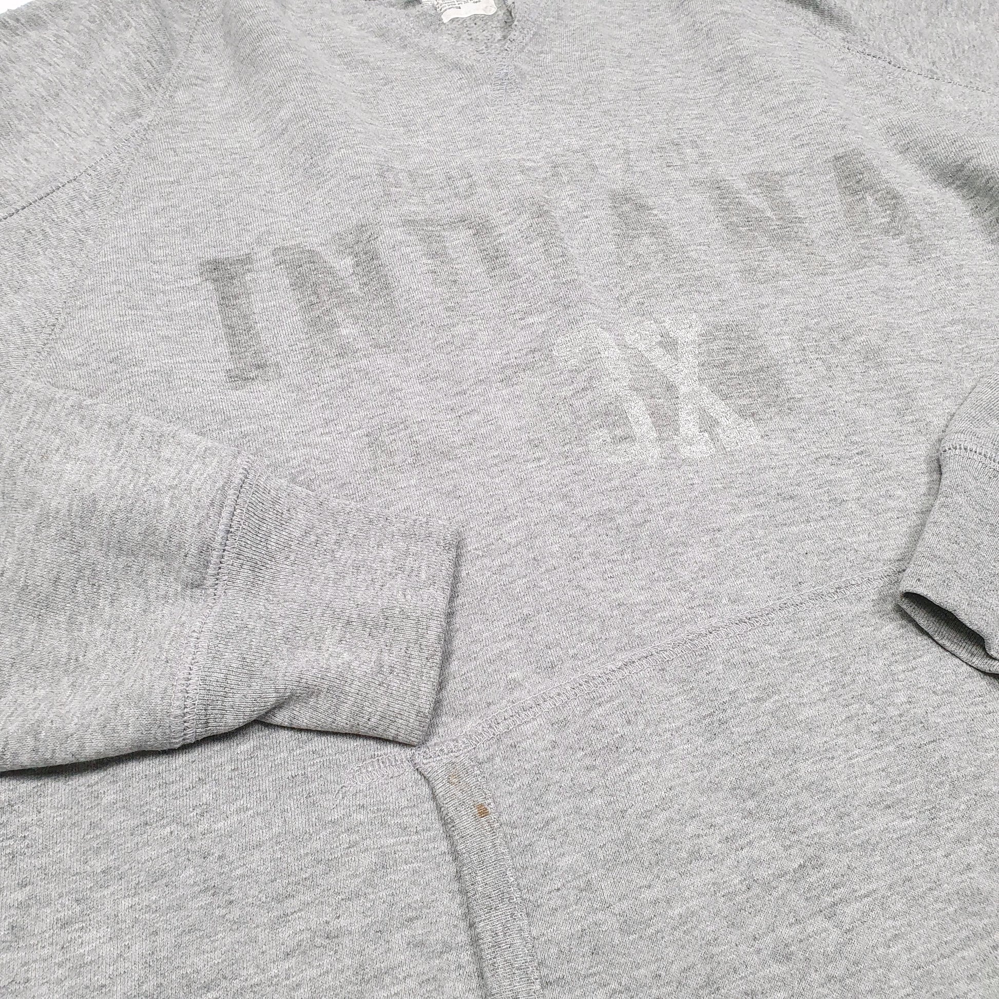 Mens Grey Champion Indiana Hoodie Jumper