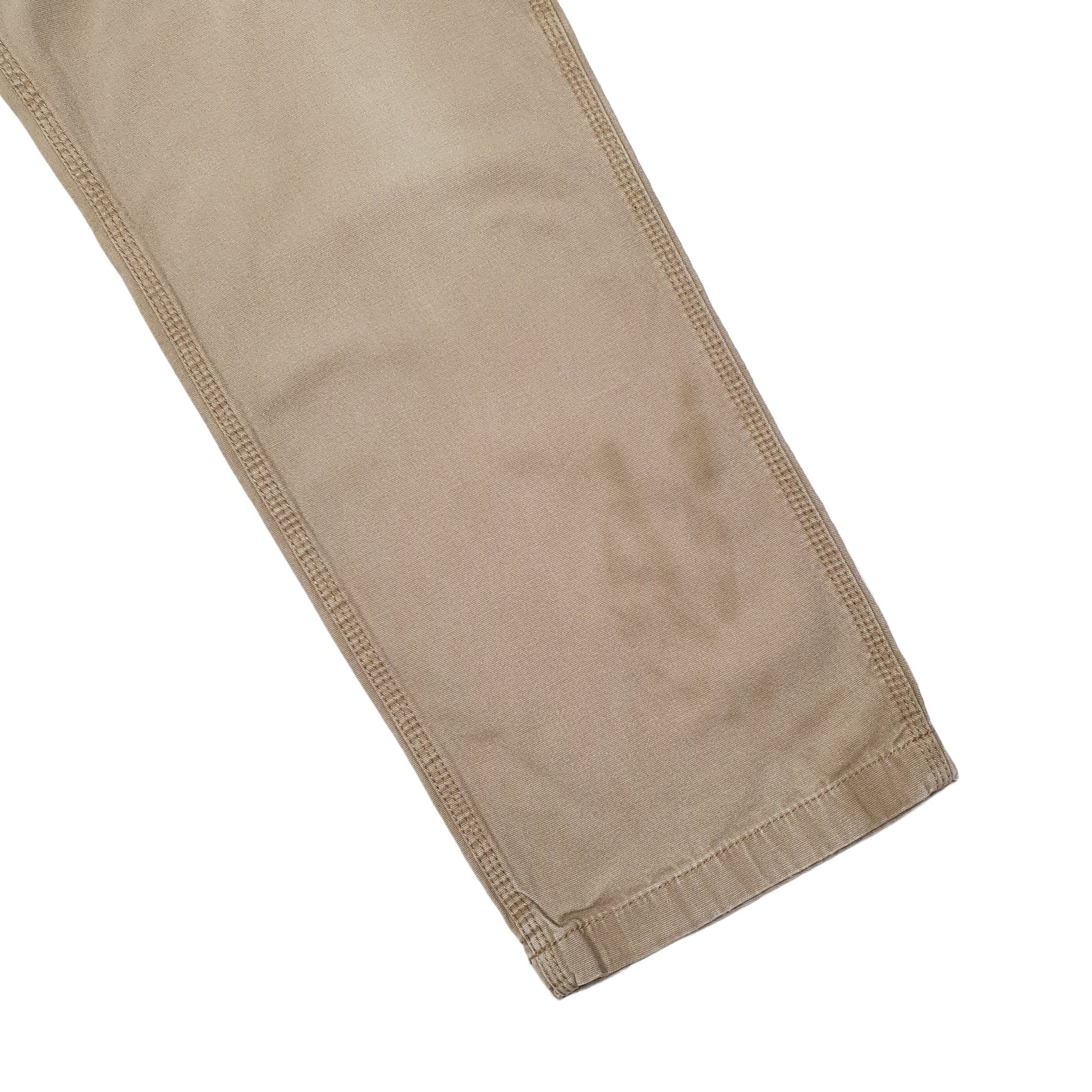 Mens Beige Carhartt  Carpenter Trousers