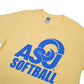 Gildan ASU Softball Short Sleeve T Shirt Yellow